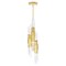 Cwi Lighting Croissant 6 Light Pendant With Satin Gold Finish 1269P7-6-602 - alternate 3